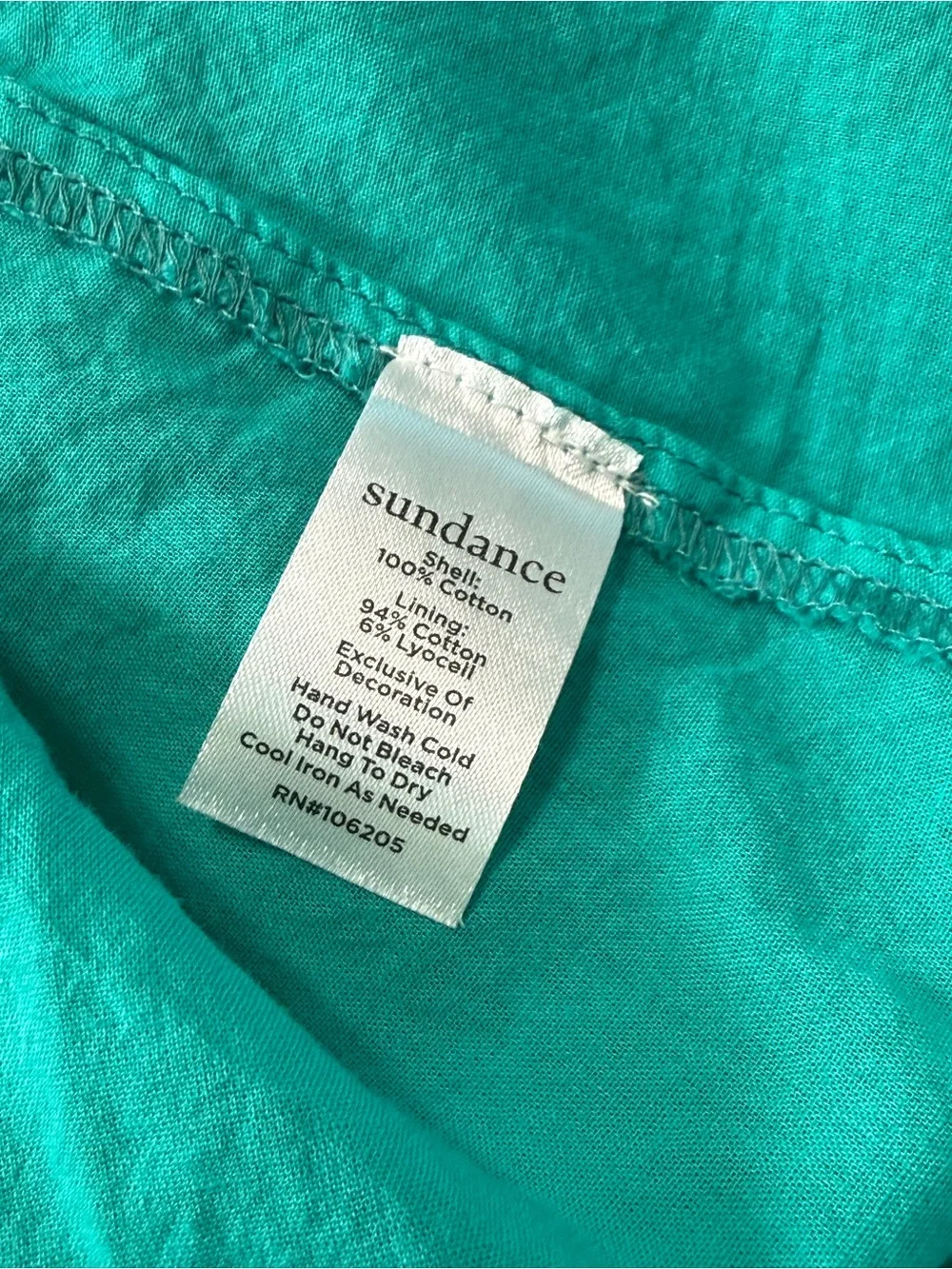 Sundance Dalis Ruffles Sleeveless Midi Dress Teal Turquoise Floral V Neck Size M